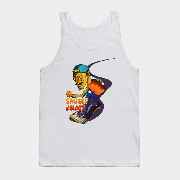 SKATER DUDES Tank Top by sabhu07